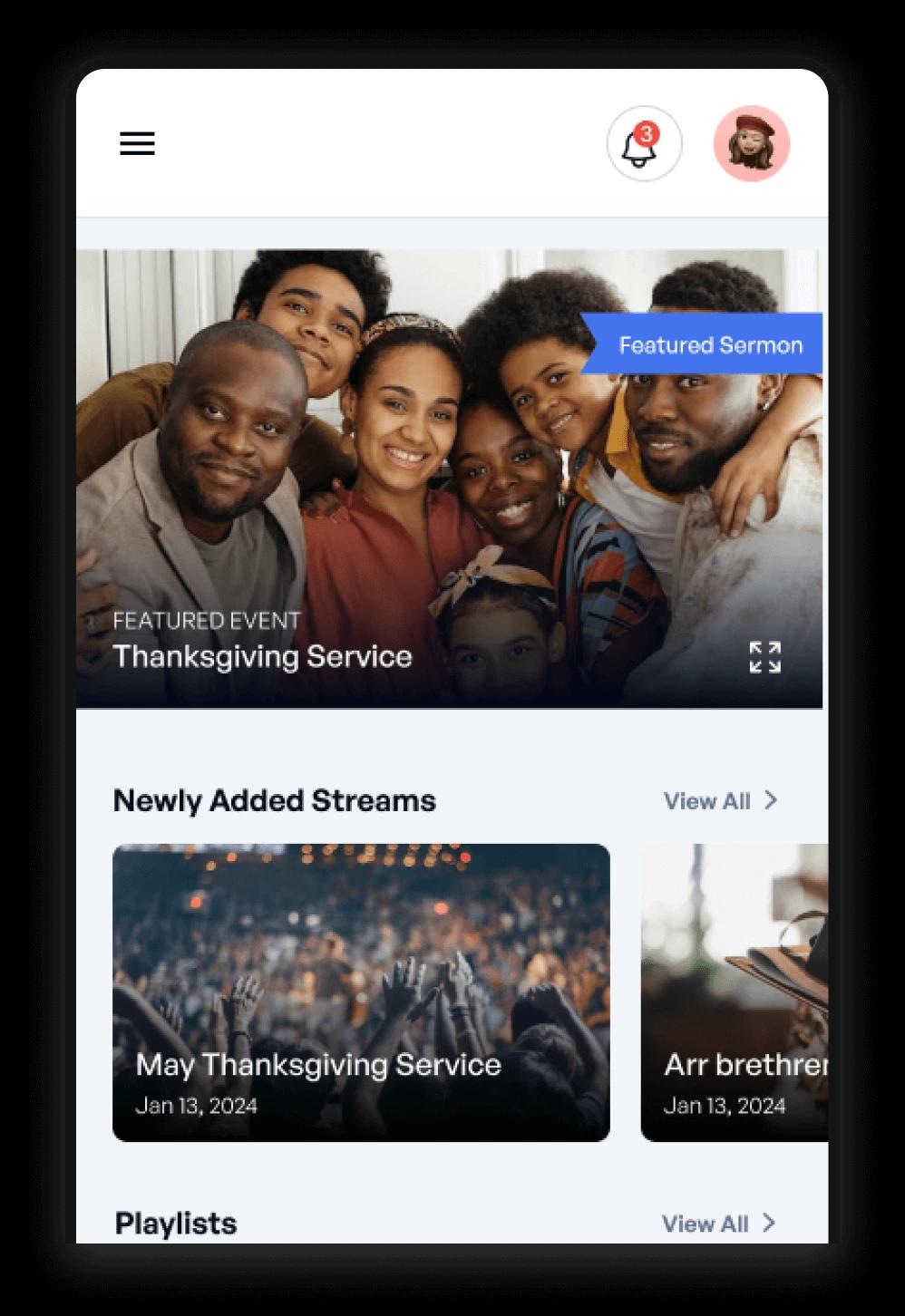 Engage Mobile dashboard